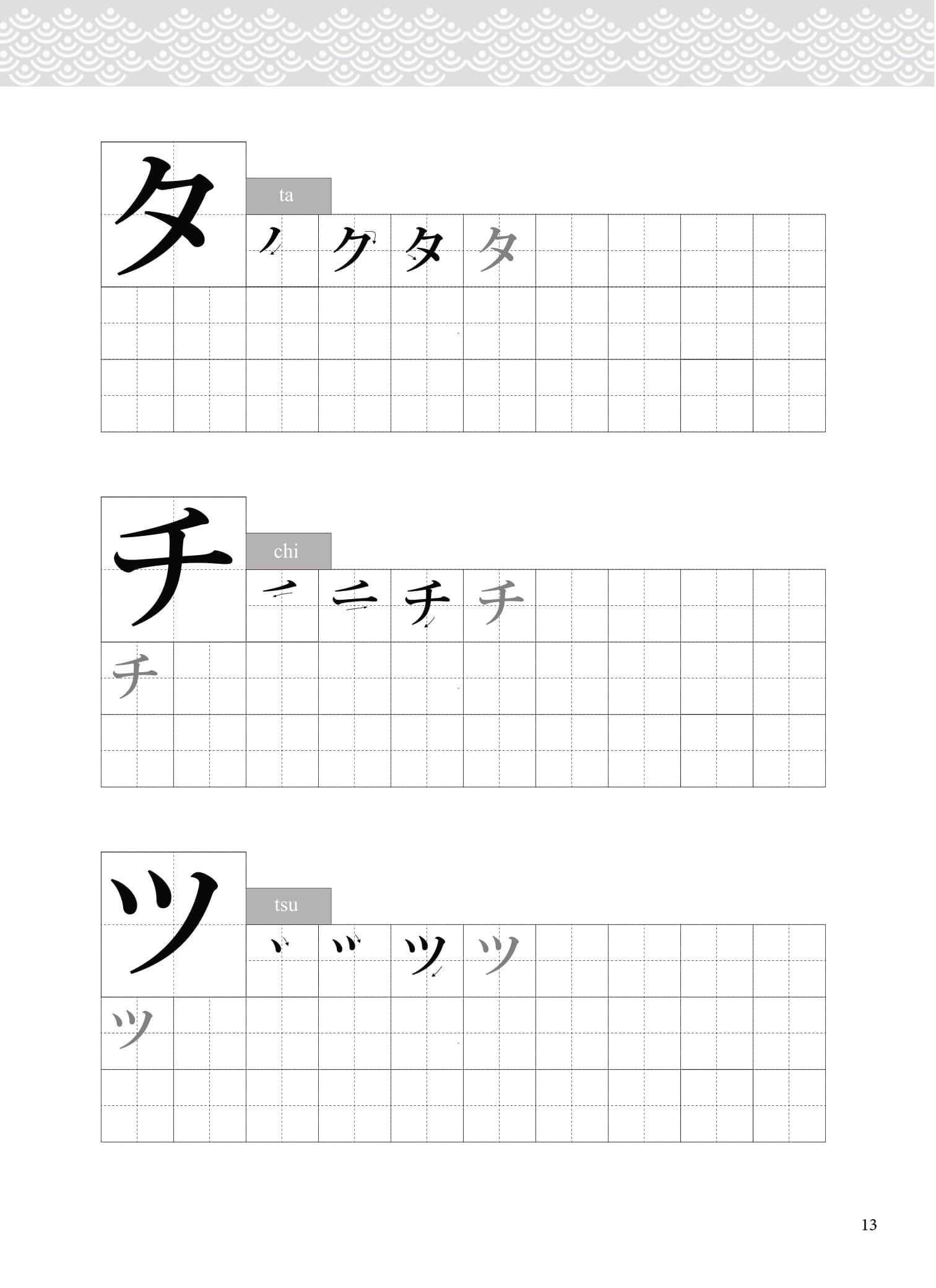 Tập Viết Tiếng Nhật Bảng Chữ Cái Katakana