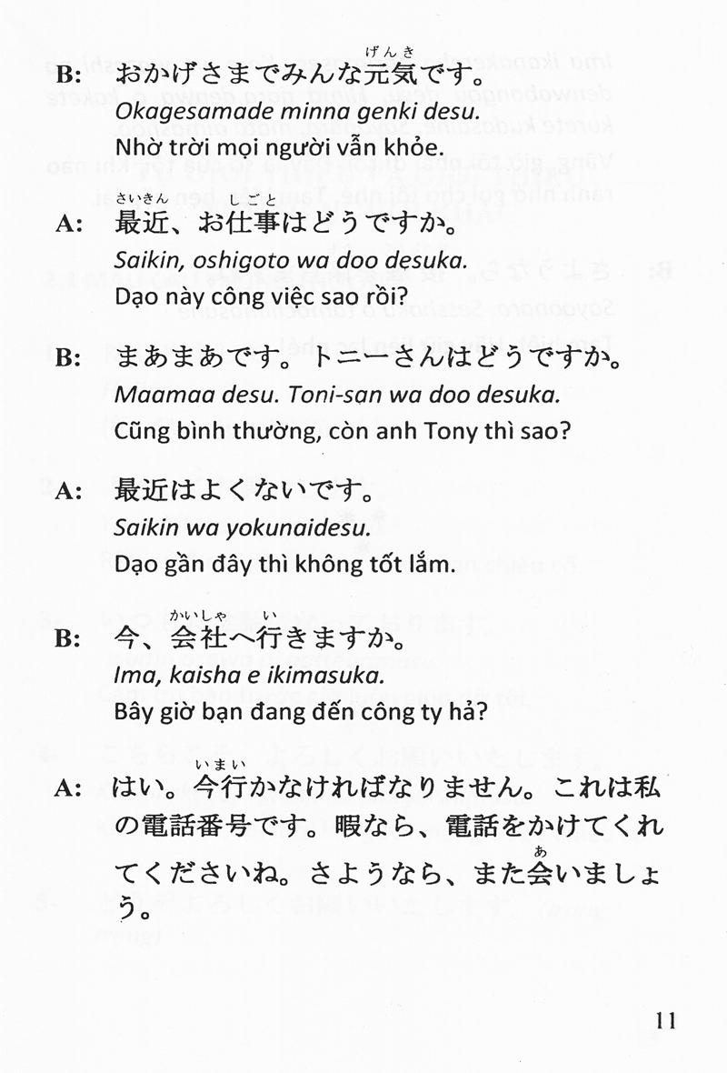Tiếng Nhật Xã Giao Hàng Ngày (Kèm CD)