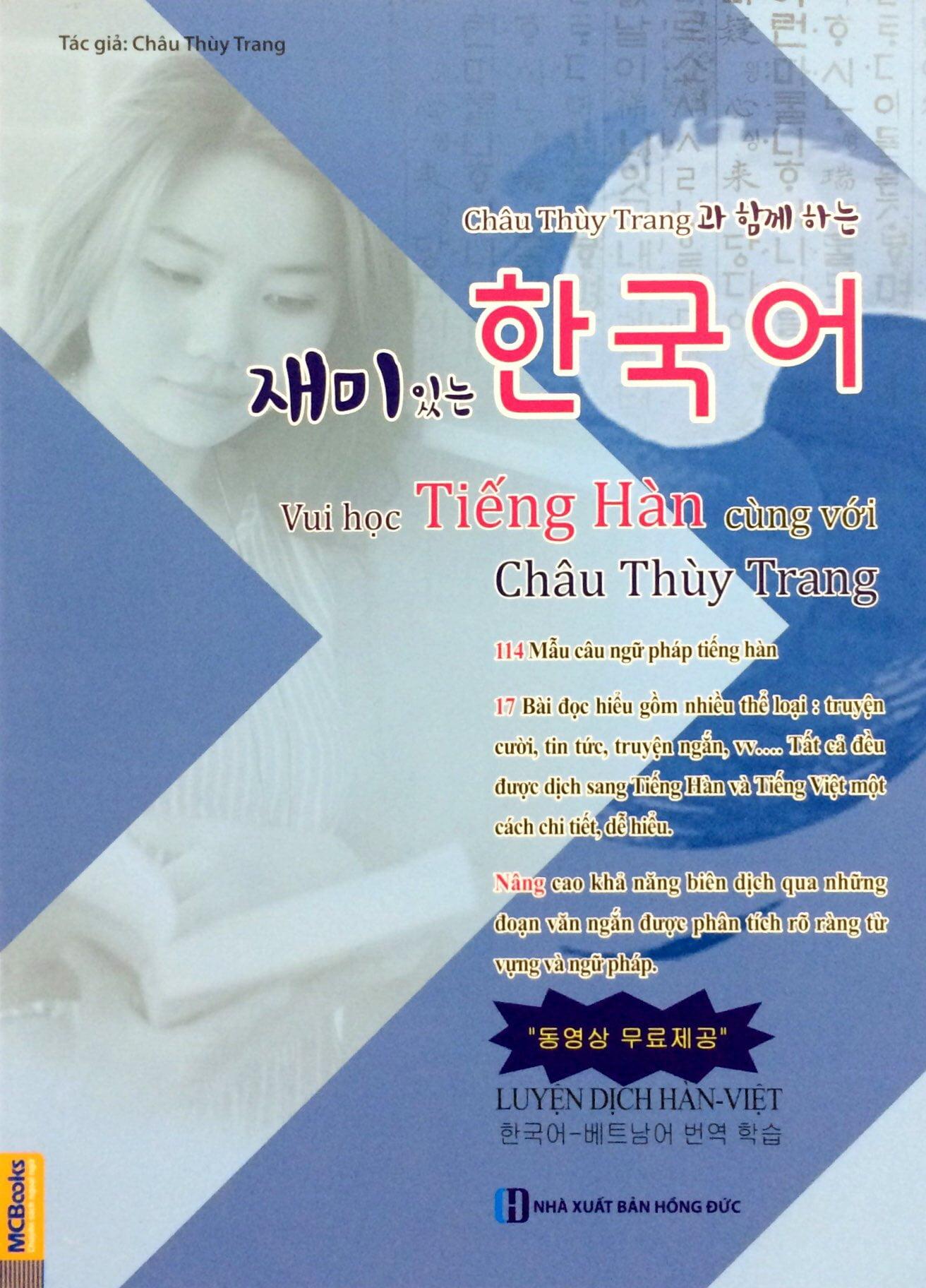 Vui Học Tiếng Hàn Cùng Với Châu Thùy Trang