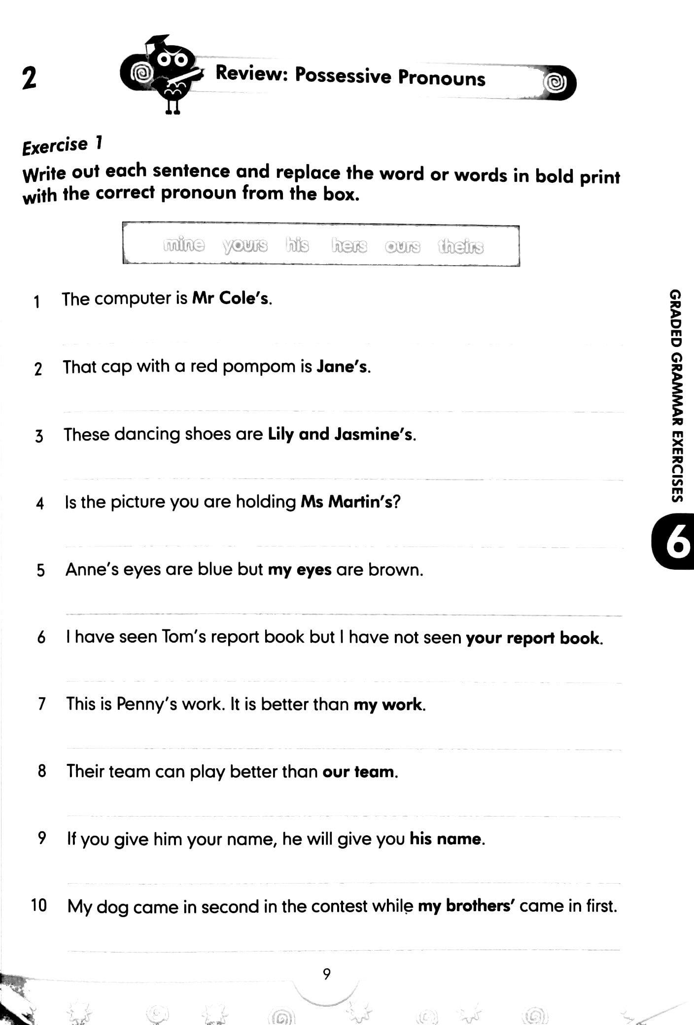 Graded Grammar Exercises 6