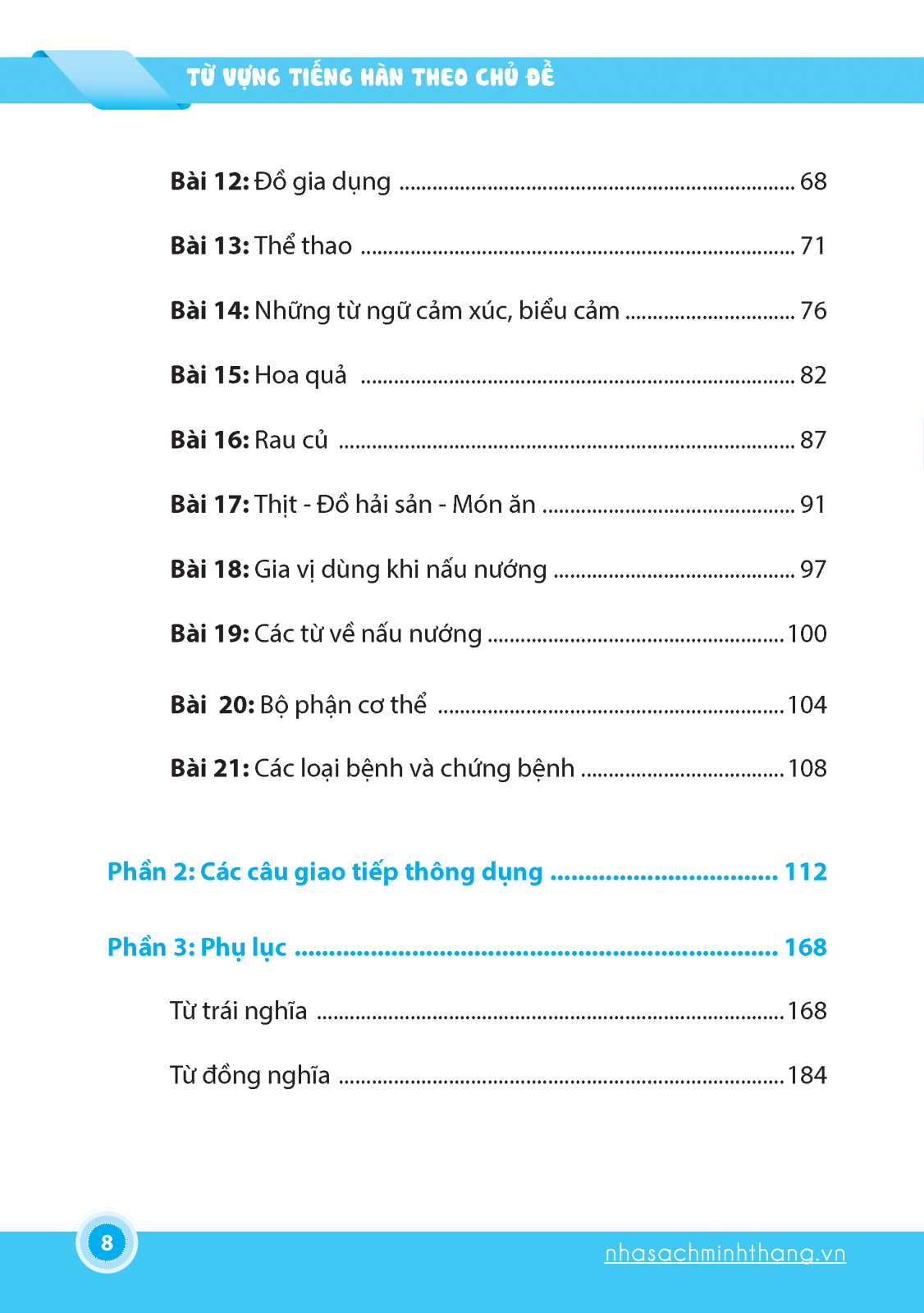 Từ Vựng Tiếng Hàn Theo Chủ Đề (Tái Bản 01 Kèm Đĩa Cd)