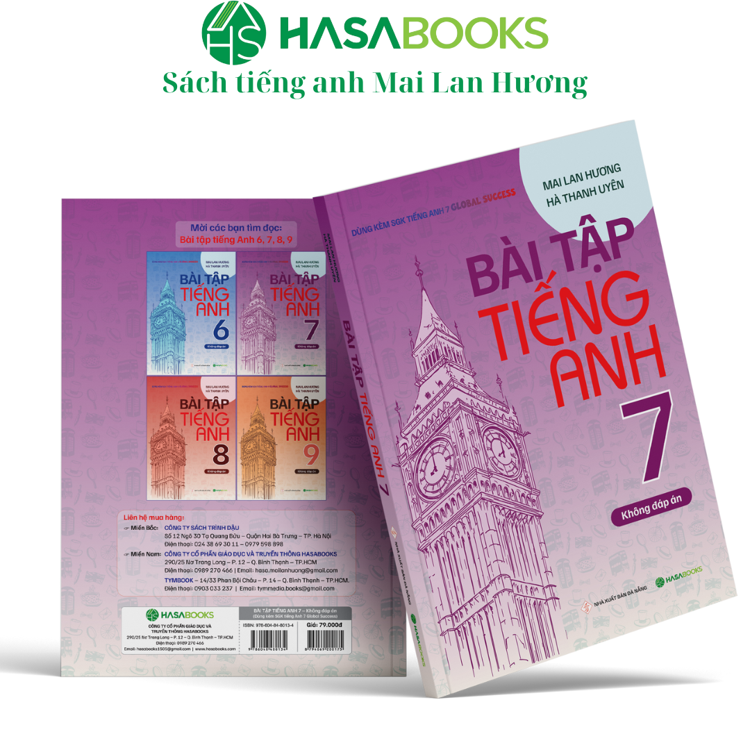 Bài Tập Tiếng Anh 7 Global Success (Không Đáp Án) - Mai Lan Hương