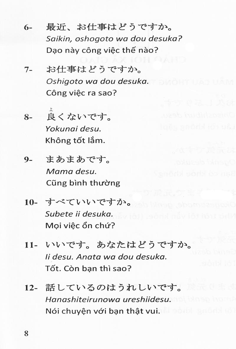 Tiếng Nhật Xã Giao Hàng Ngày (Kèm CD)