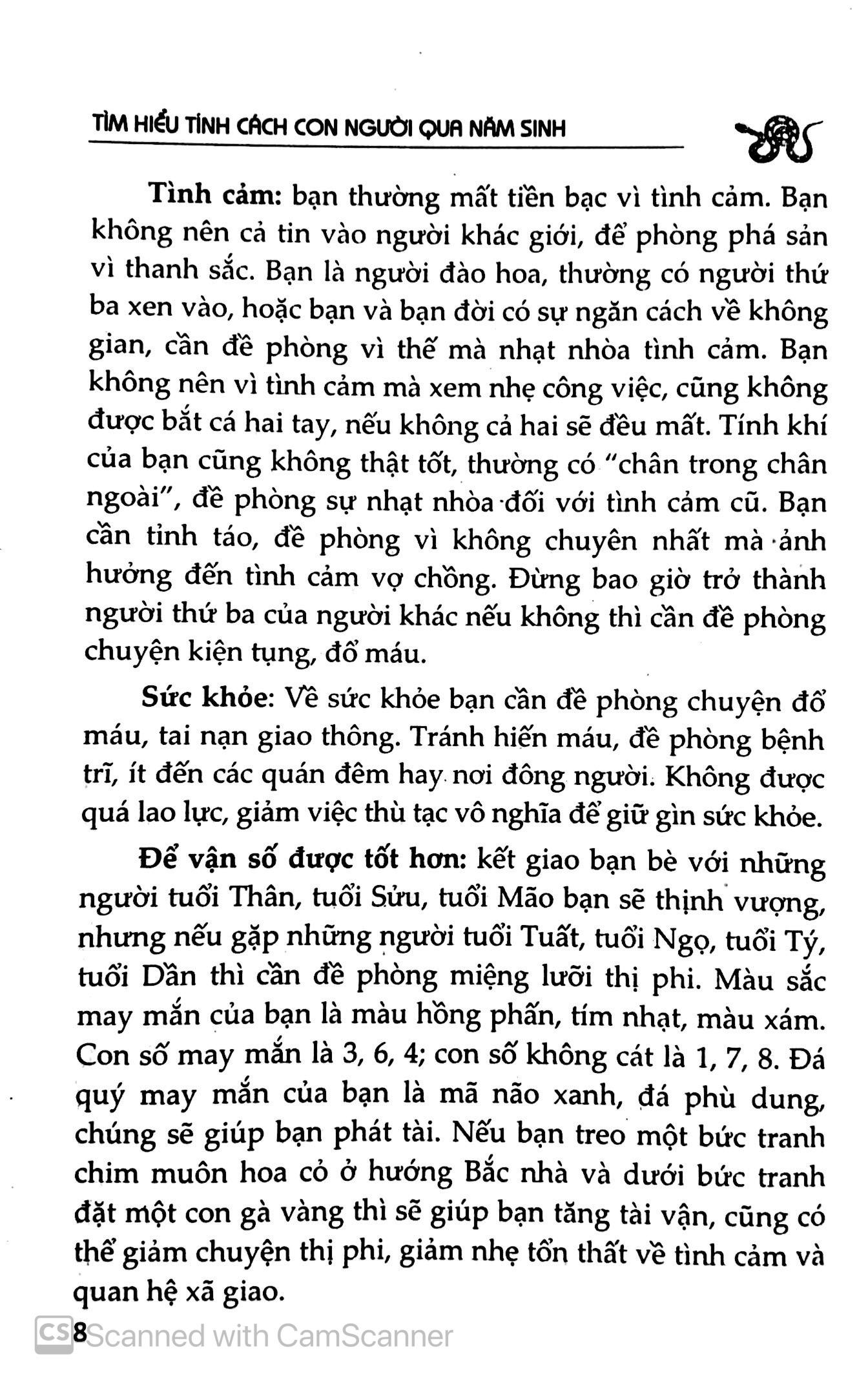 Tìm Hiểu Tính Cách Con Người Qua Năm Sinh Tuổi Tỵ