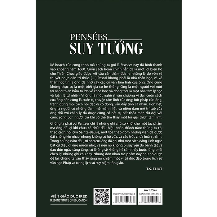 Pensées - Suy Tưởng