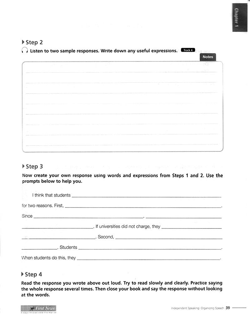 Developing Skills For The Toefl IBT - Speaking