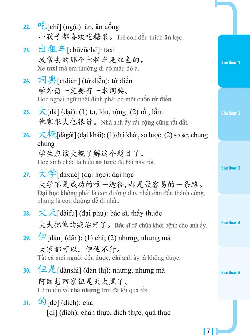 3000 Từ Vựng Tiếng Trung Thông Dụng