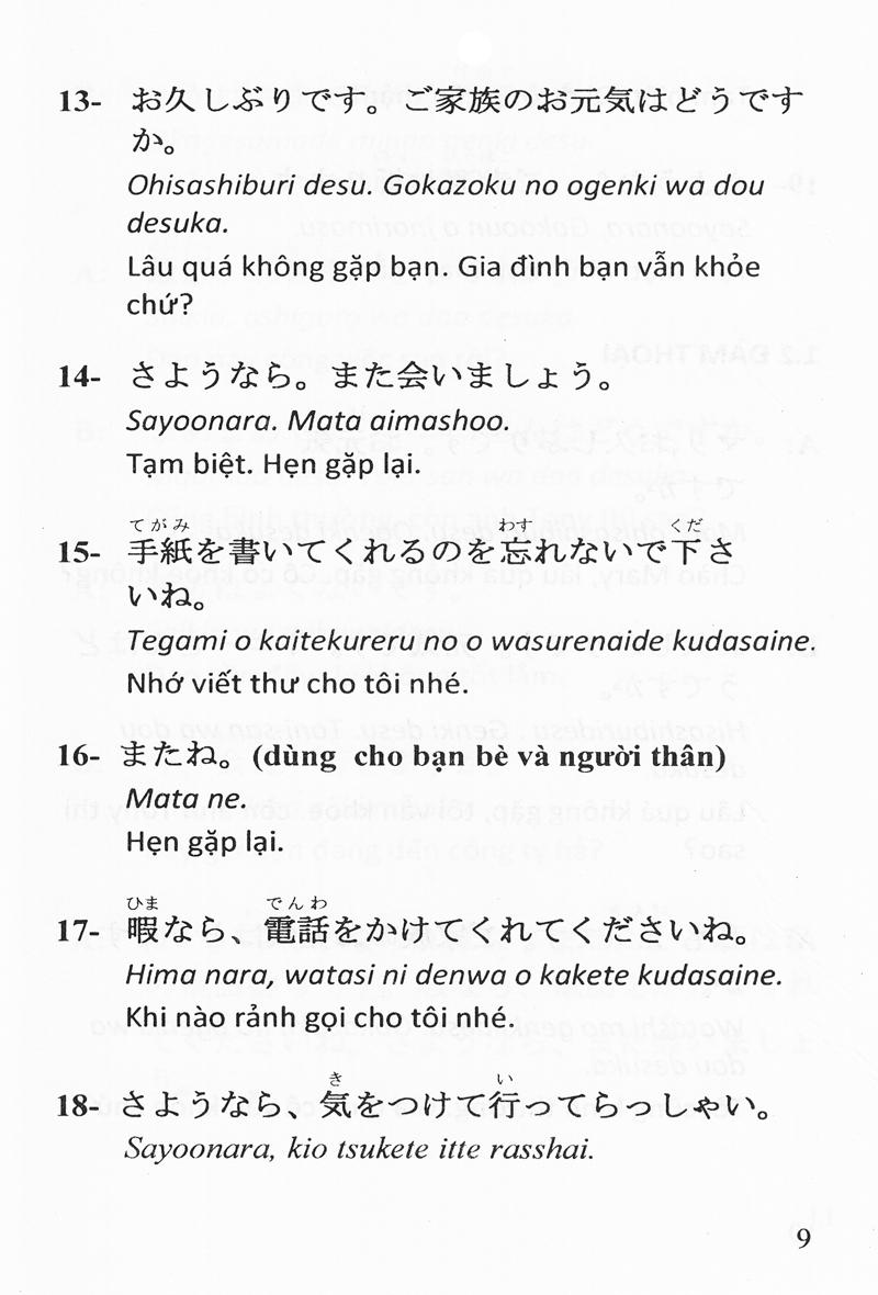 Tiếng Nhật Xã Giao Hàng Ngày (Kèm CD)