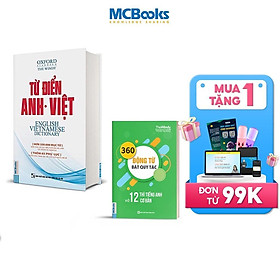 Combo Từ Điển Anh Anh Việt Và 360 Động Từ Bất Quy Tắc Và 12 Thì Cơ Bản Trong Tiếng Anh - Bản Quyền