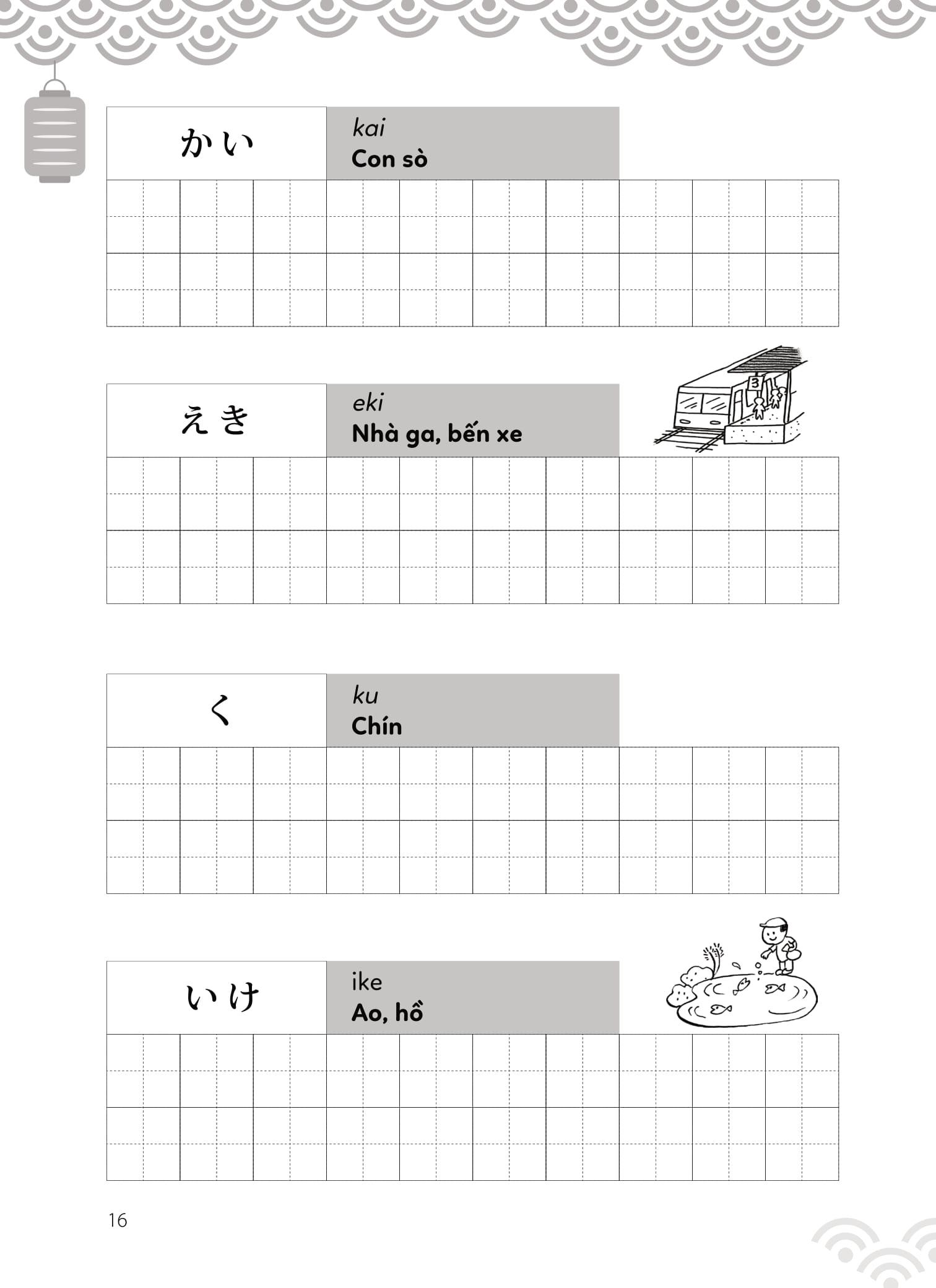 Tập Viết Tiếng Nhật Bảng Chữ Cái Hiragana