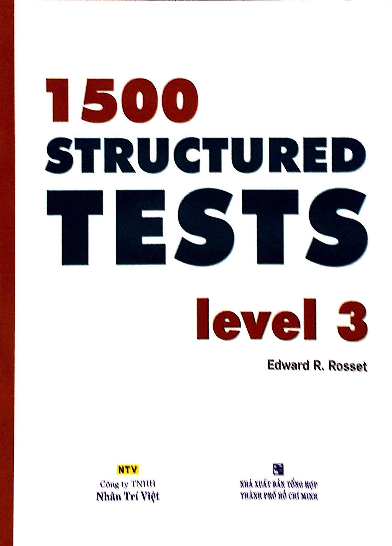 1500 Structured Tests Leve 3 (Không CD)