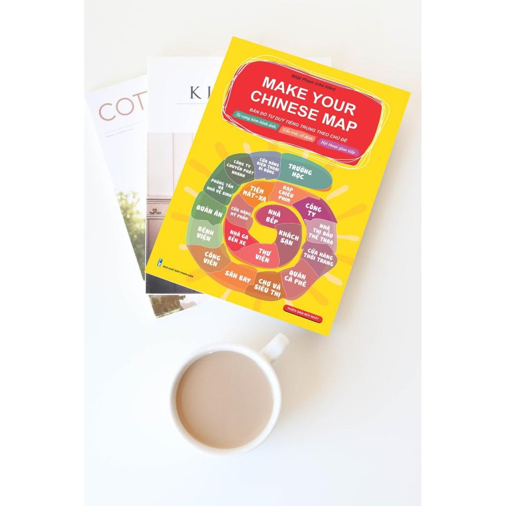 Sách-Combo: Make your chinese map Phiên bản mới + Bài tập luyện dịch tiếng Trung ứng dụng sơ trung cấp + DVD tài liệu