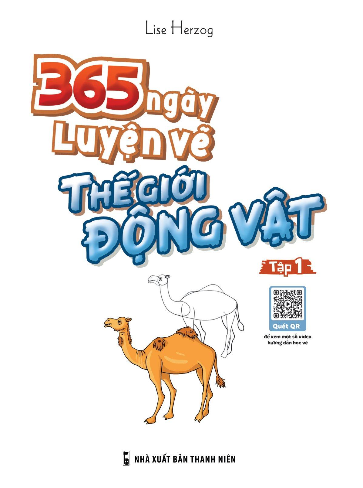 365 Ngày Luyện Vẽ Thế Giới Động Vật - Tập 1