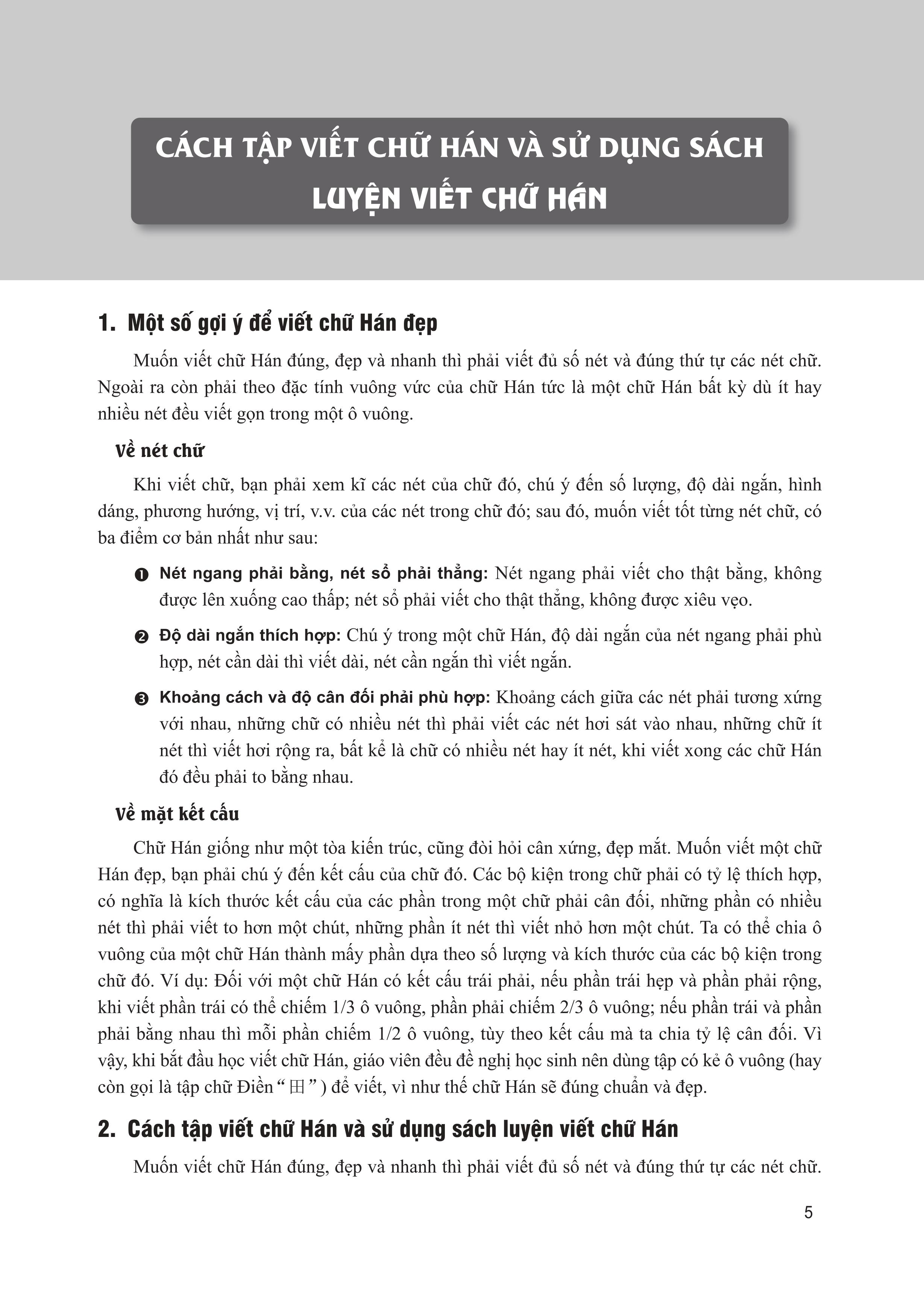 Giáo Trình Tiếng Trung Tăng Cường - Luyện Viết Chữ Hán - Tặng Video Học Viết Chữ Online