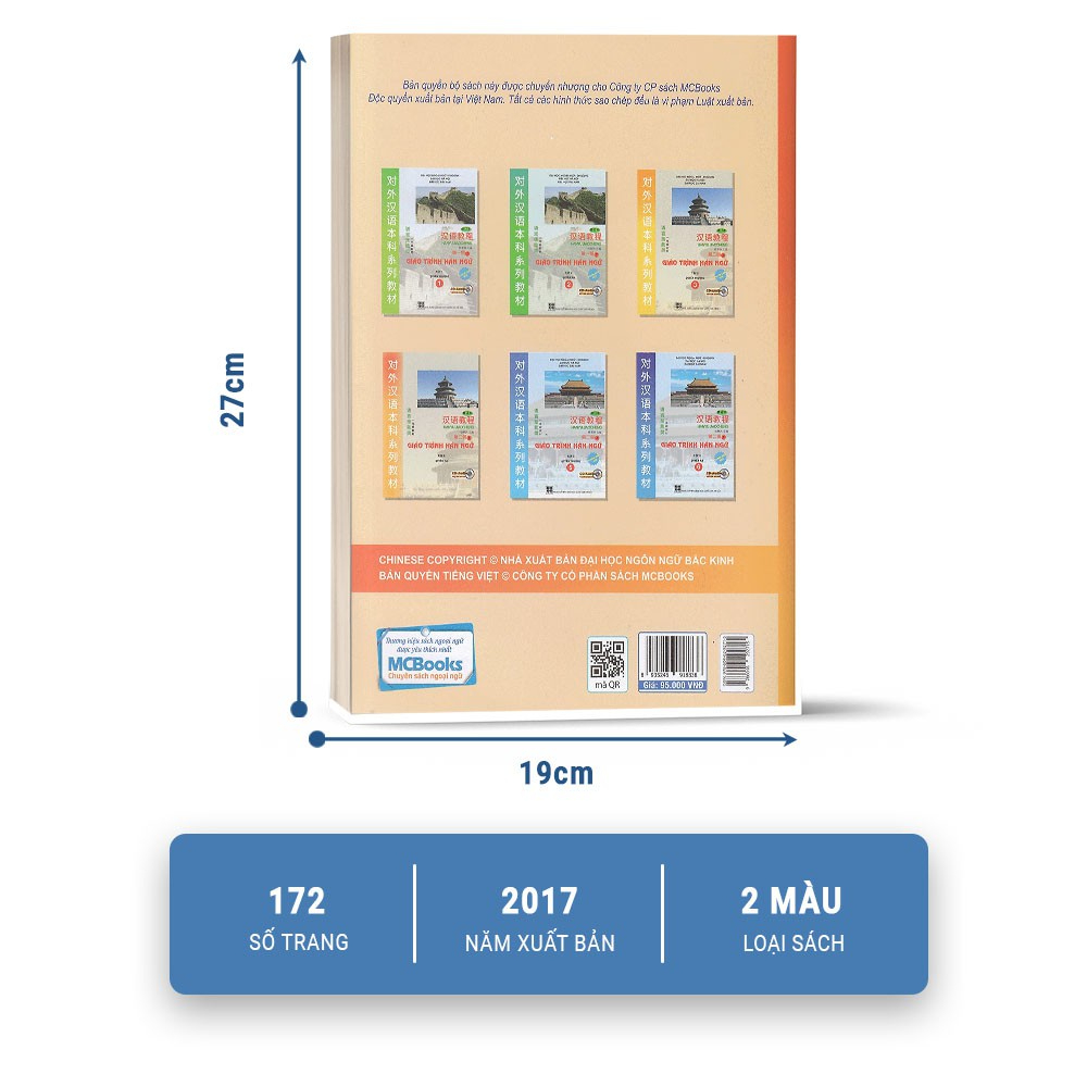 Sách - Combo Giáo Trình Hán Ngữ Tập 2 (Quyển Thượng và Quyển Hạ) - MCBooks