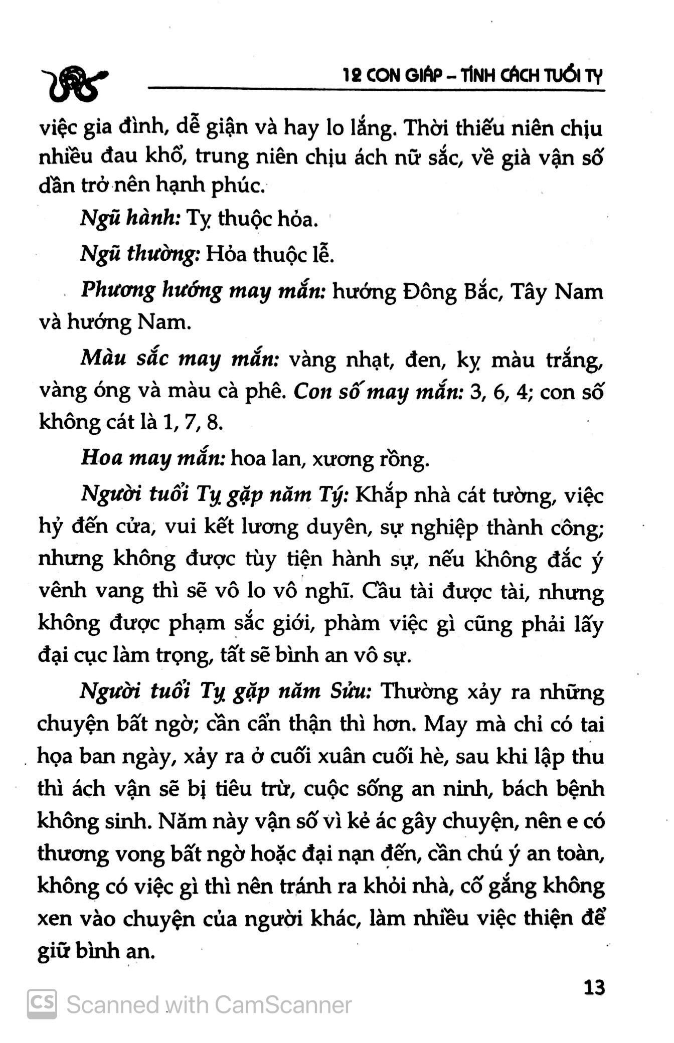 Tìm Hiểu Tính Cách Con Người Qua Năm Sinh Tuổi Tỵ