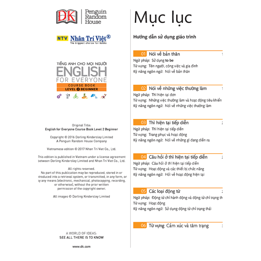 Tiếng Anh Cho Mọi Người - English For Everyone Level 2 Beginner Course Book (Kèm CD)