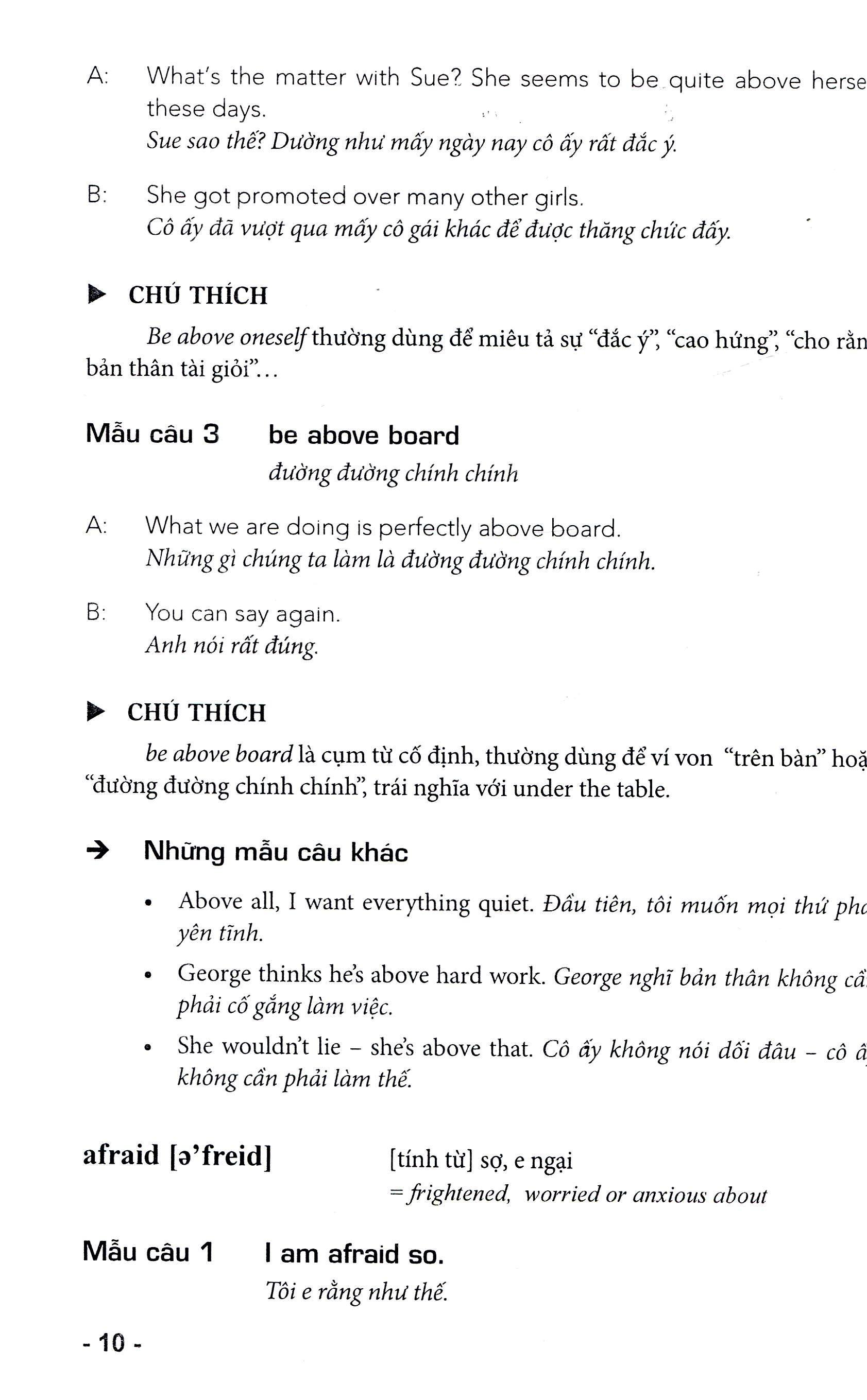 Từ Điển Mẫu Câu Đàm Thoại Tiếng Anh Phổ Biến: Từ A Đến Z