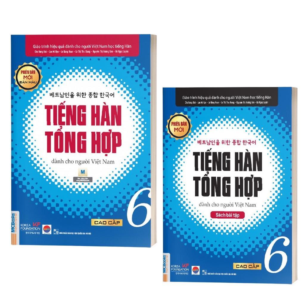 Combo Tiếng Hàn Tổng Hợp Dành Cho Người Việt Nam Tập 1-6 - Giáo Trình Kèm Bài Tập - Bản Quyền