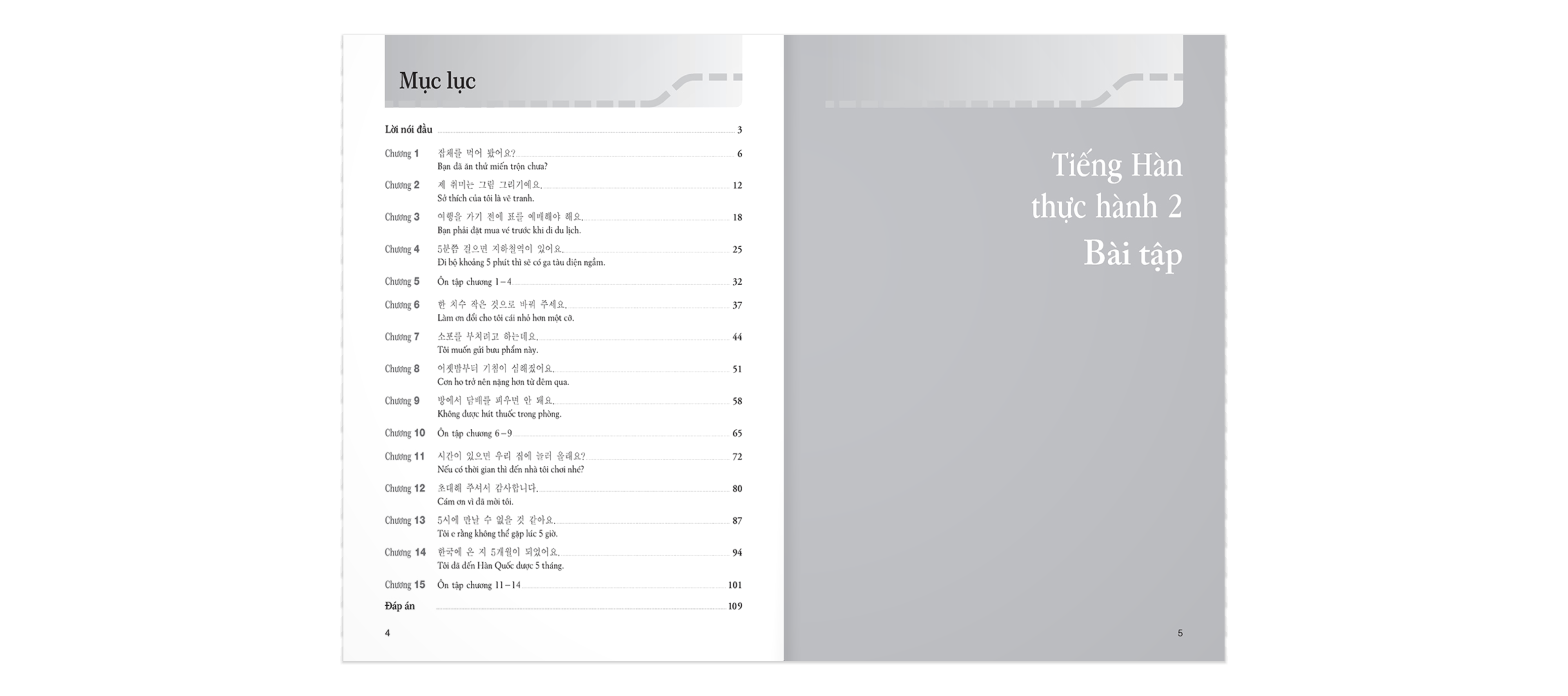 Tiếng Hàn Thực Hành - Tập 2 (Sách Bài Tập)