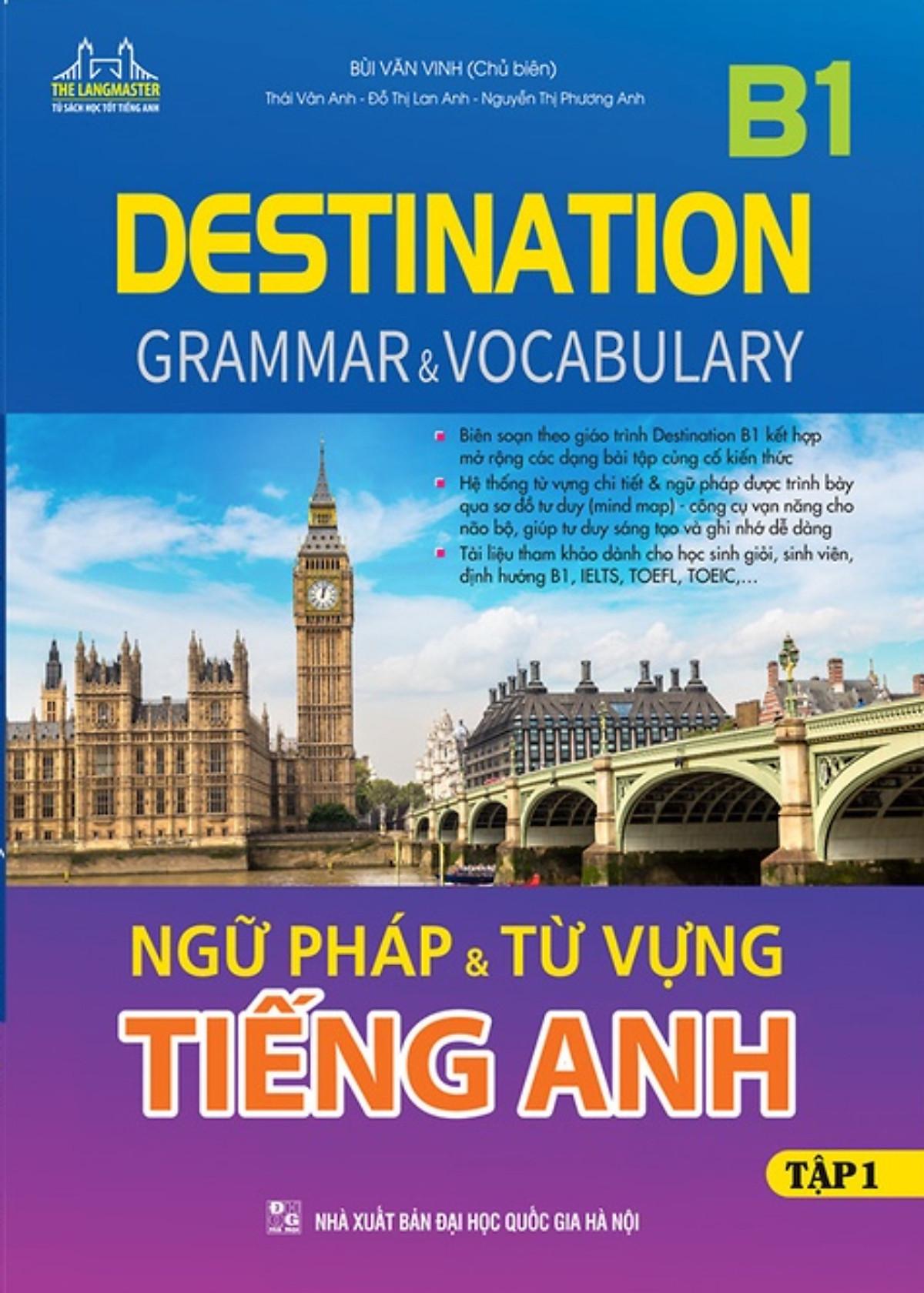 Combo Sách Destination B1 - Ngữ Pháp Và Từ Vựng Tiếng Anh (Bộ 2 Cuốn)