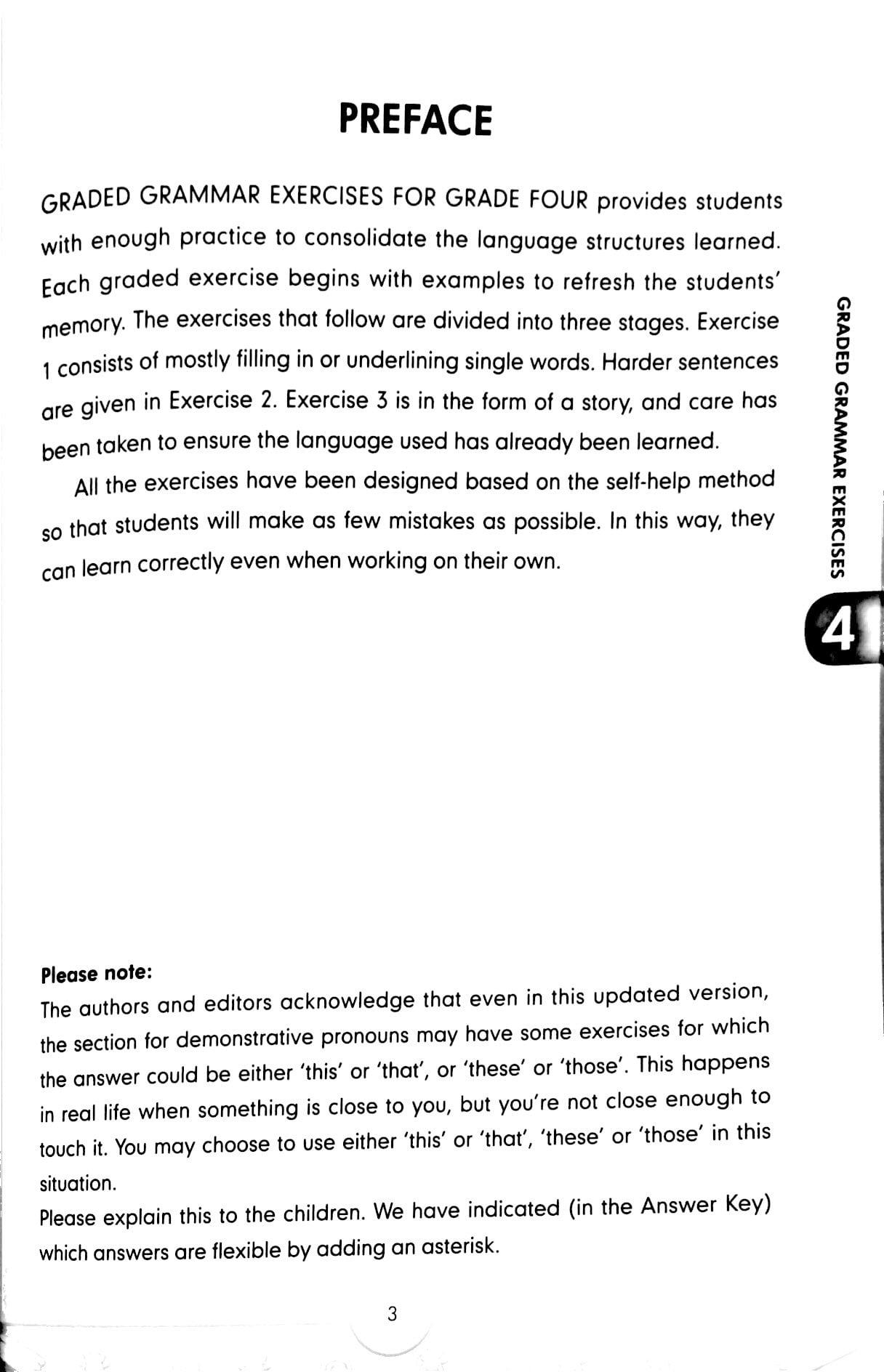Graded Grammar Exercises 4