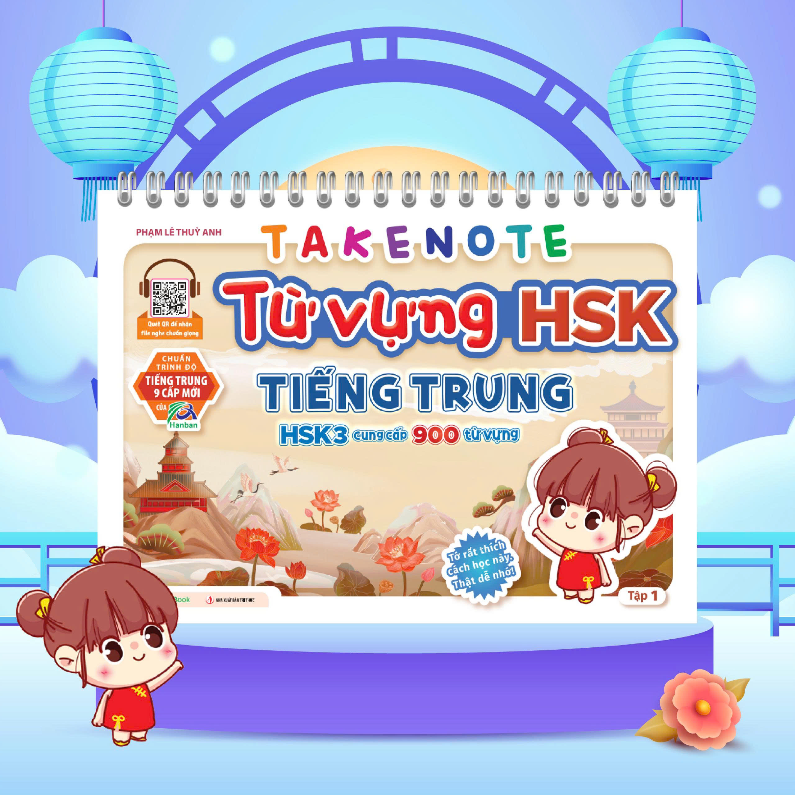 Takenote: Từ vựng HSK 1-2-3 Tiếng Trung