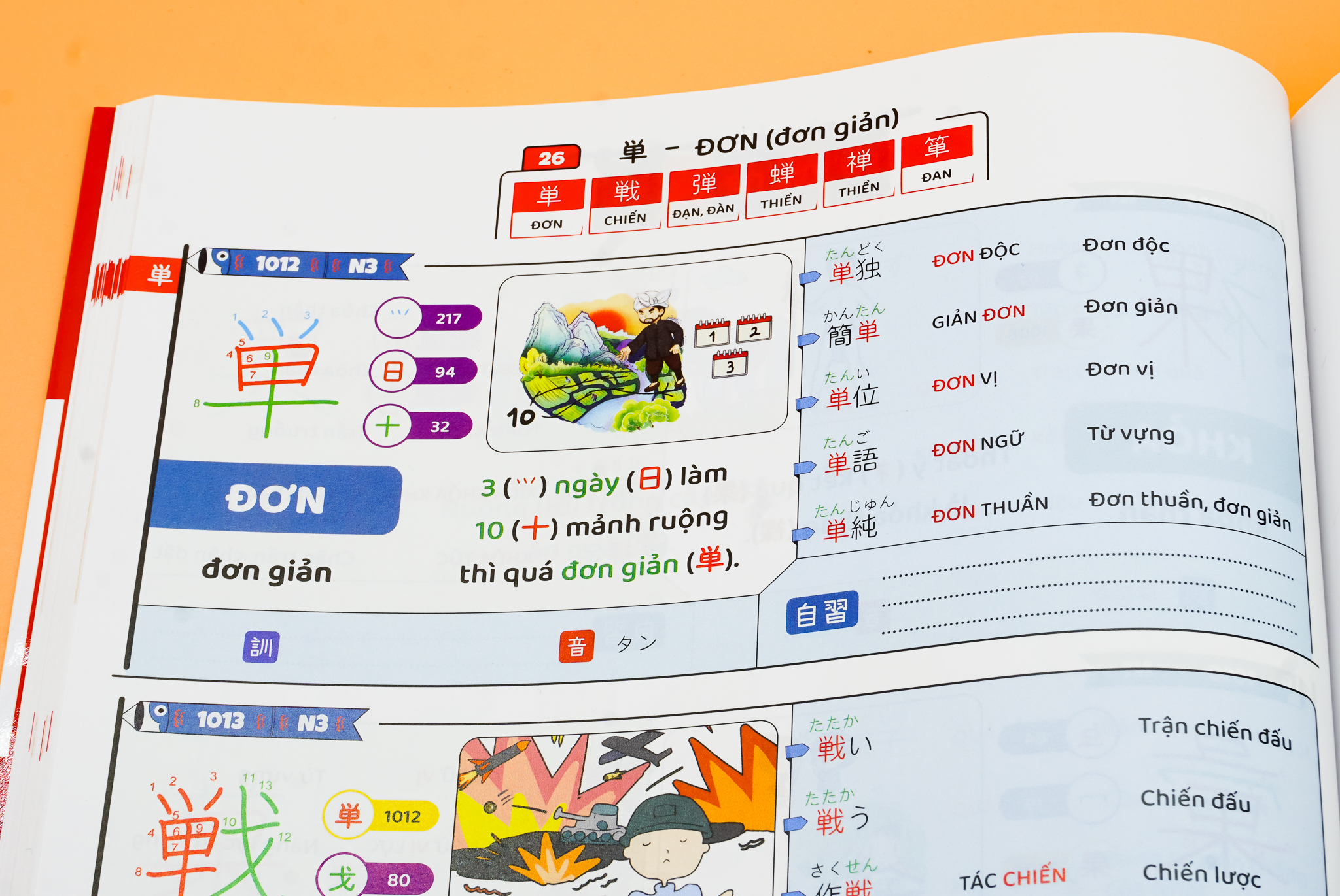 Hack Não Kanji Tập 2 - Ghi Nhớ Nhanh Kanji Theo Câu Chuyện Thú Vị Và Bộ Giống Nhau