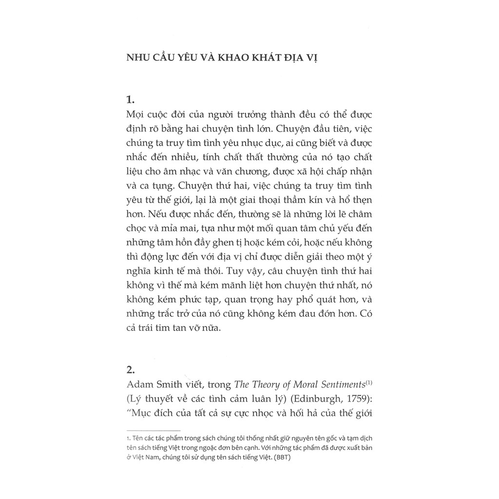 Nỗi lo âu về địa vị (Tái bản 2020) - Alain de Botton
