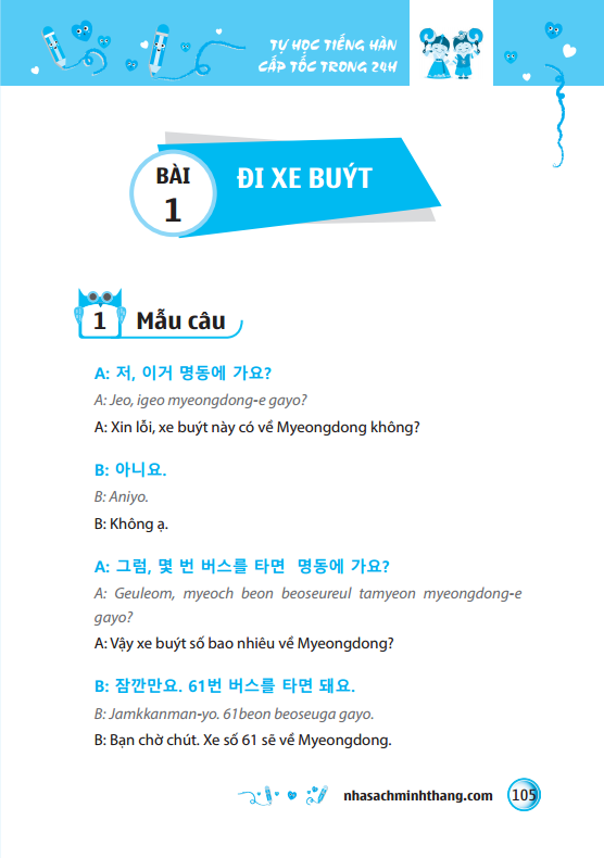 Tự Học Tiếng Hàn Cấp Tốc Trong 24h
