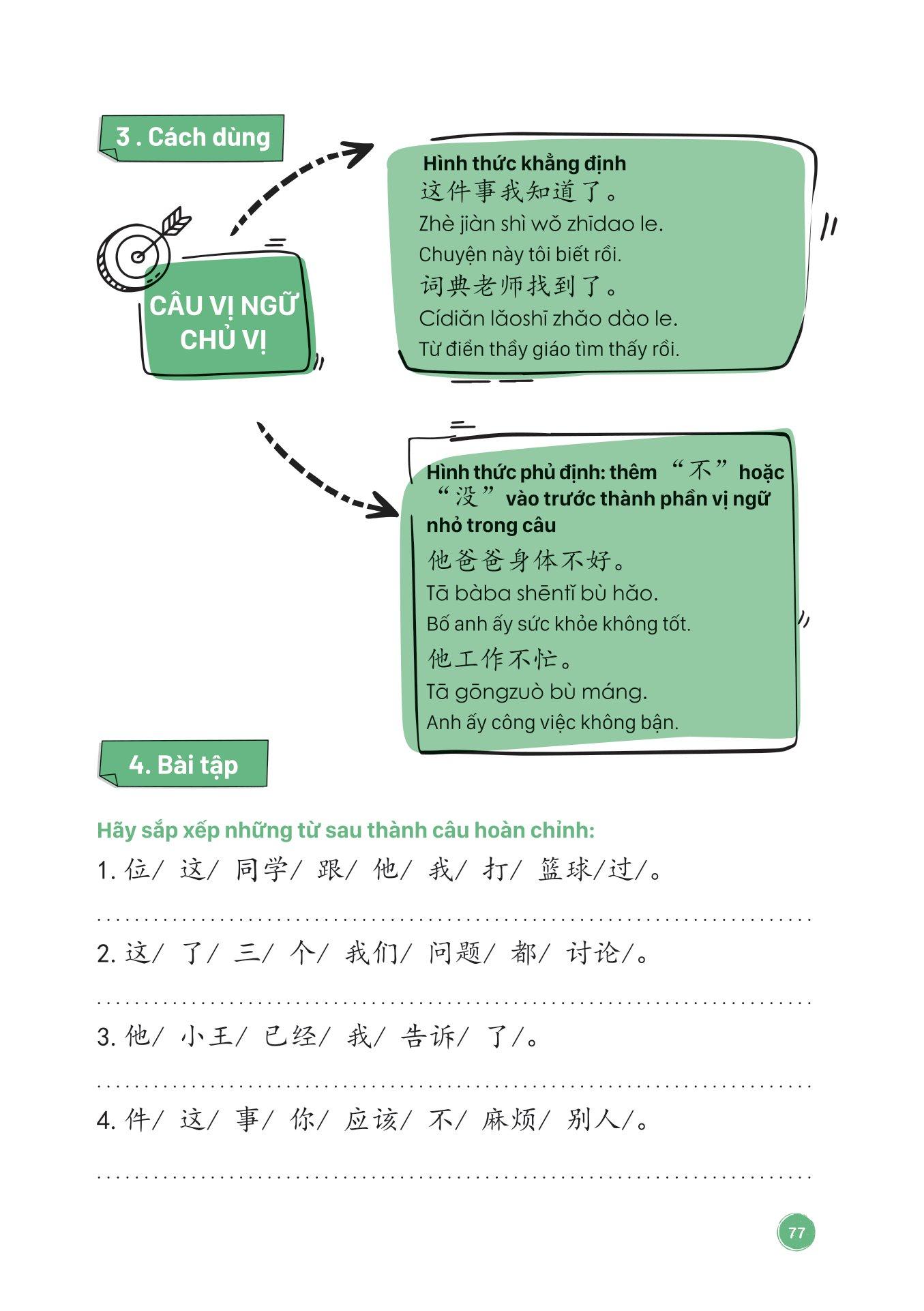 Mind Map Ngữ Pháp Tiếng Trung Theo Giáo Trình Hán Ngữ