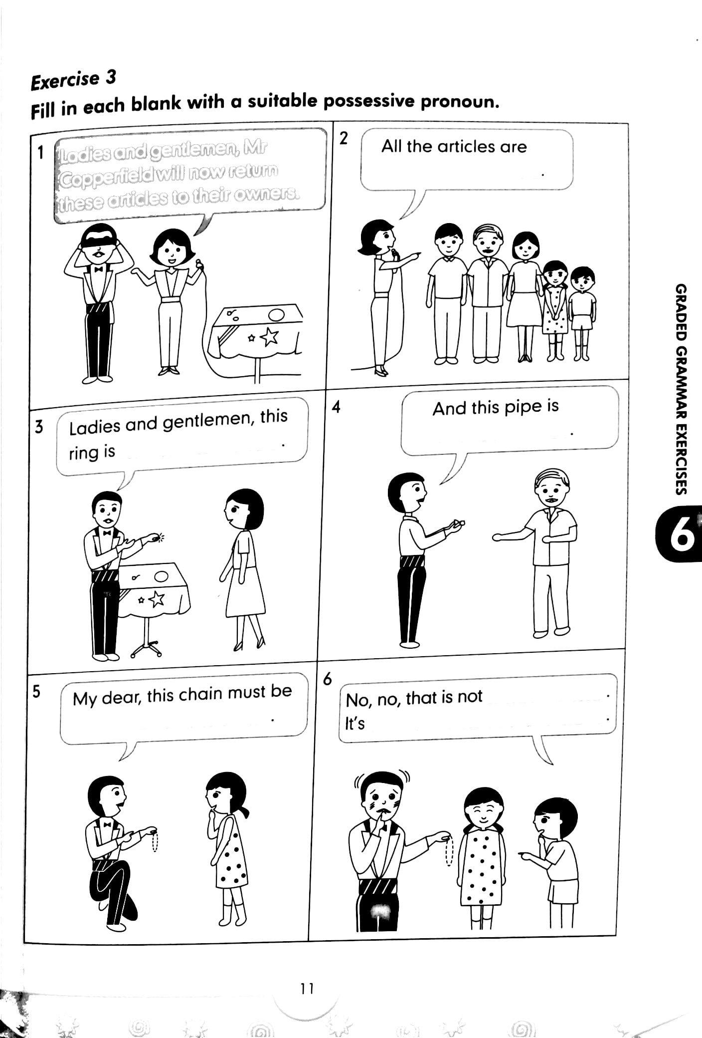 Graded Grammar Exercises 6