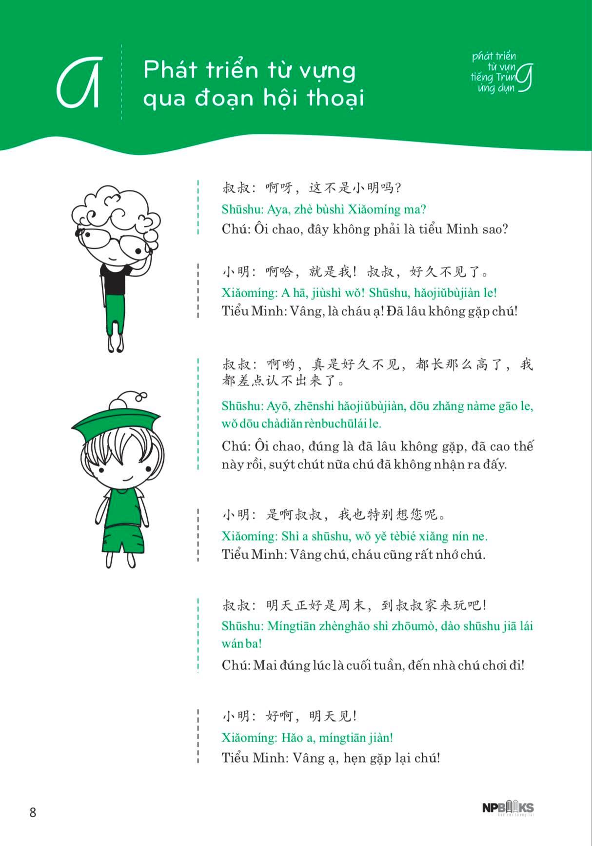 Phát triển từ vựng tiếng Trung ứng dụng