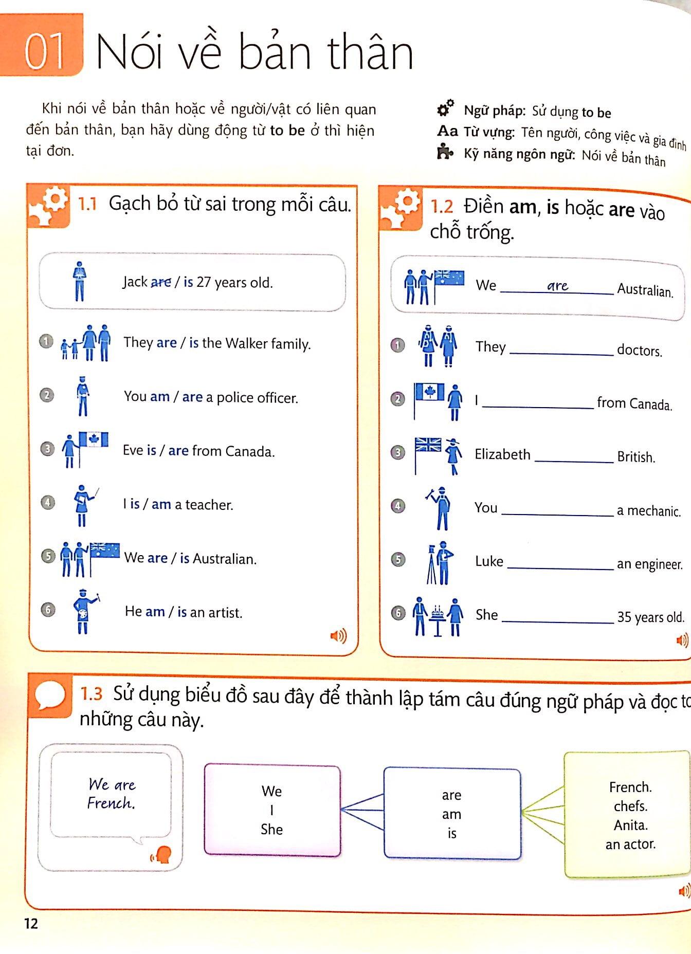 Tiếng Anh Cho Mọi Người - English For Everyone Level 2 Beginner Practice Book (Kèm CD)