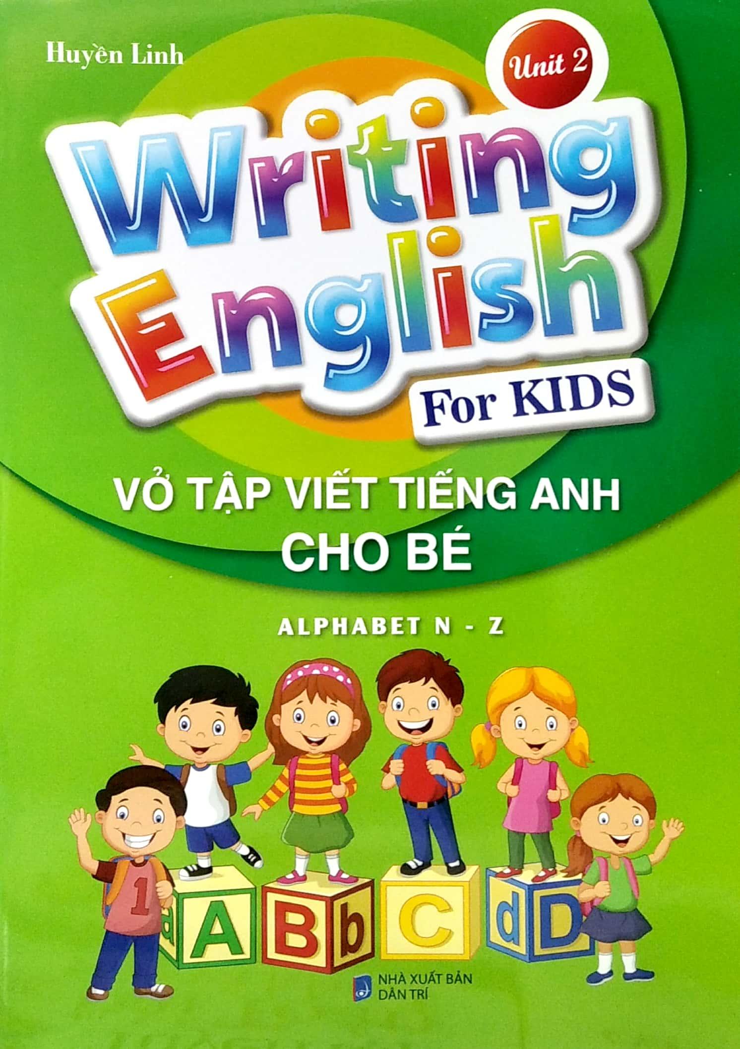 Vở Tập Viết Tiếng Anh Cho Bé - Tập 2