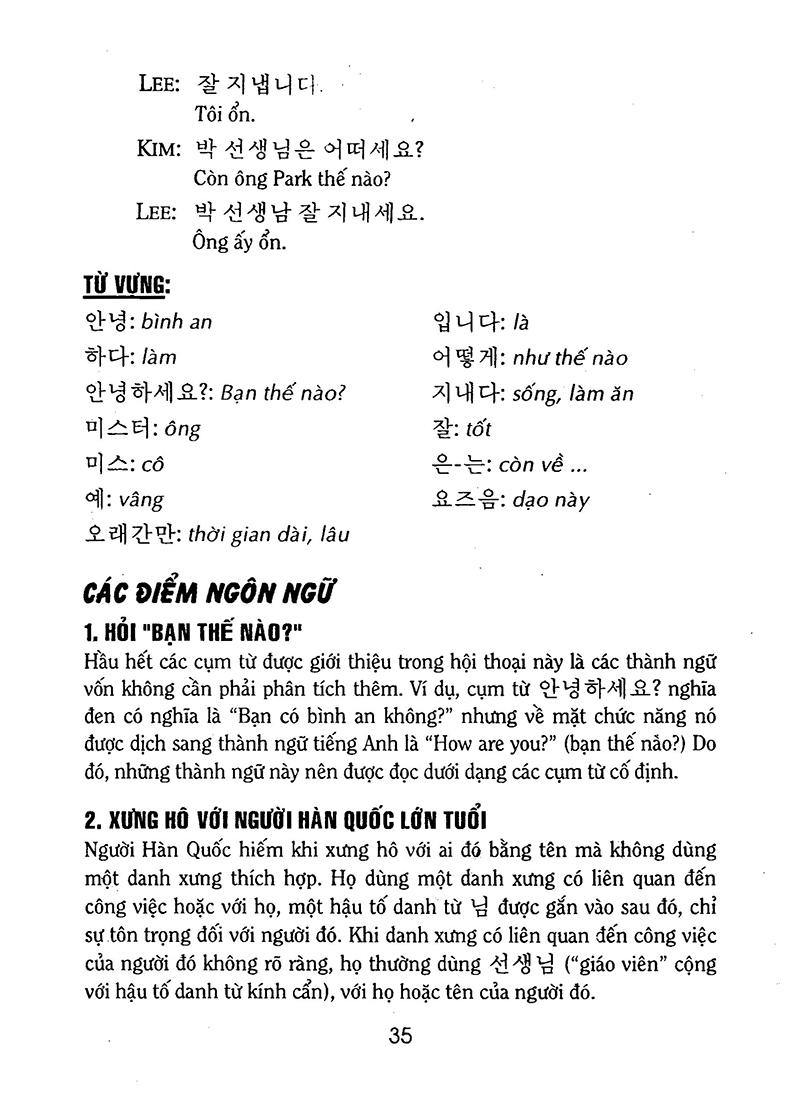 Học Tiếng Hàn Cho Người Bận Rộn