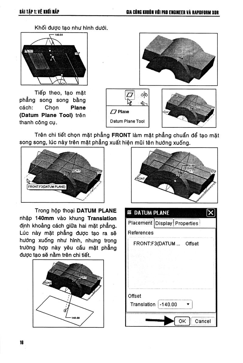 Gia Công Khuôn Với Pro Engineer & Rapidform Xor