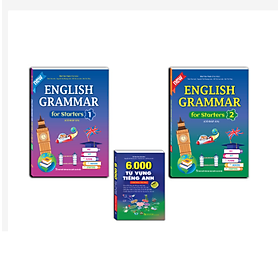 Combo 3c - English grammar for starters (có đáp án) & 6000 từ vựng tiếng anh thông dụng (mềm)