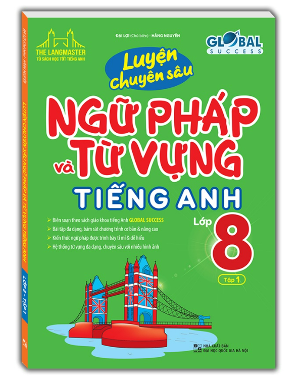Sách - Combo 2c - GLOBAL SUCCESS - Luyện chuyên sâu ngữ pháp và từ vựng tiếng anh lớp 8