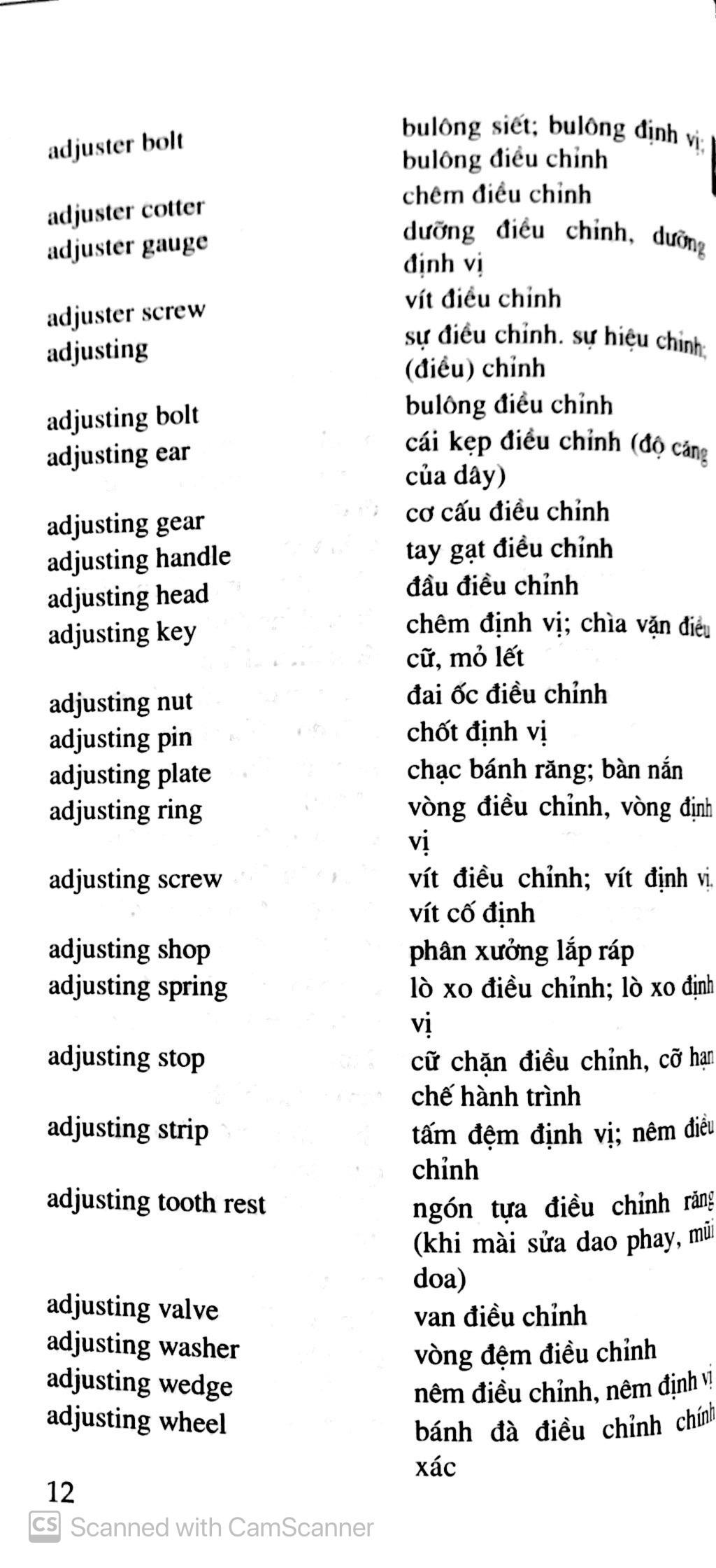 Từ Điển Cơ Khí Và Công Trình Anh -Việt 40.000 Từ