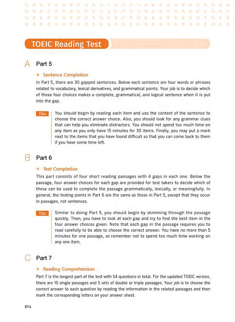 Abc Toeic RC (For The Revised Test Format 2019 In Viet Nam)