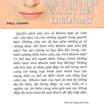 Giải Mã Những Biểu Hiện Cảm Xúc Trên Khuôn Mặt - Vanlangbooks