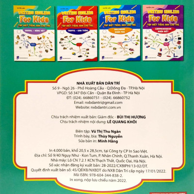 Tập Viết Tiếng Anh Cho Trẻ - Động Vật