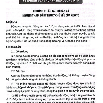 Kỹ Thuật Sửa Chữa Ô Tô Cơ Bản (Tái Bản 2023)