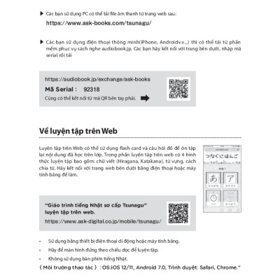 Tsunagu Nihongo Tiếng Nhật Kết Nối - Sơ Cấp 2, Sách Bài Tập - Tsuji Azuko, Katsura Miho