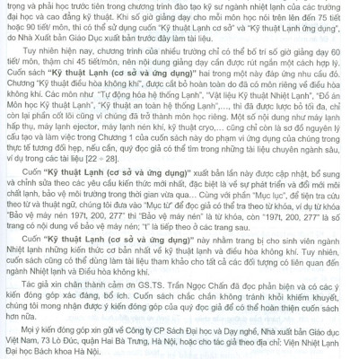 Kỹ Thuật Lạnh (Cơ Sở Và Ứng Dụng)