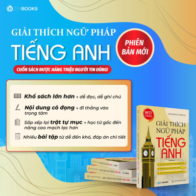 Sách - Giải Thích Ngữ Pháp Tiếng Anh (Ấn Phẩm Mới)