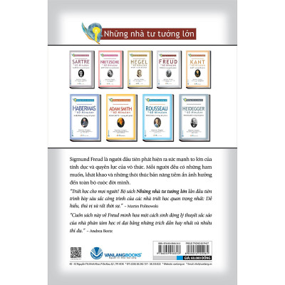 Những Nhà Tư Tưởng Lớn - FREUD Trong 60 Phút - Walther Ziegler - Hoàng Lan Anh dịch - Lưu Hồng Khanh & Bùi Văn Nam Sơn hiệu đính - (bìa mềm)