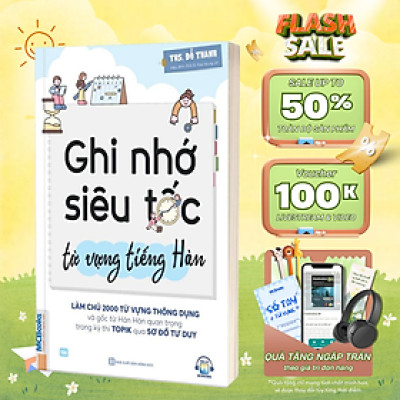 Sách - Ghi Nhớ Siêu Tốc Từ Vựng Tiếng Hàn - MCBooks