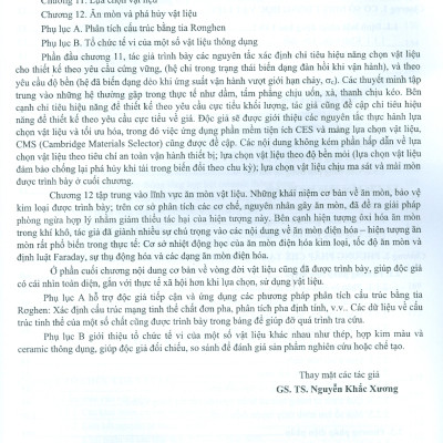 Vật Liệu Kỹ Thuật - Tập 3 (Chế tạo, cấu trúc, tính chất, lựa chọn và ứng dụng)